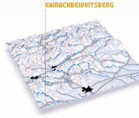 3d view of Kainach bei Voitsberg