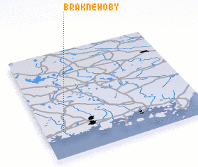 3d view of Bräkne-Hoby