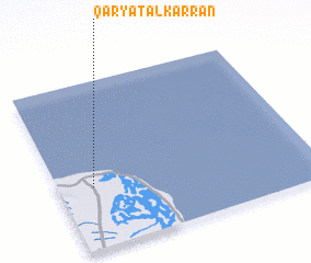 3d view of Qaryat al Kārrān