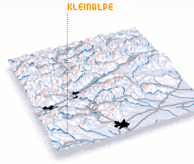 3d view of Kleinalpe