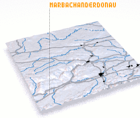 3d view of Marbach an der Donau