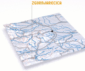 3d view of Zgornja Rečica