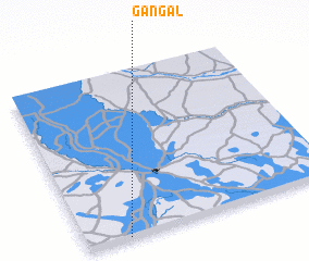 3d view of Gangal