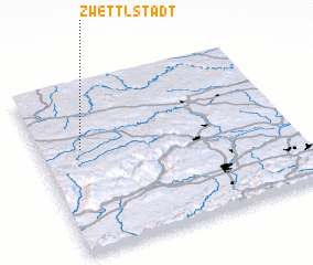 3d view of Zwettl Stadt