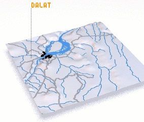 3d view of Dalat