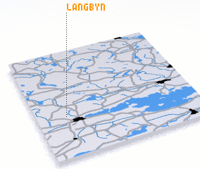 3d view of Långbyn