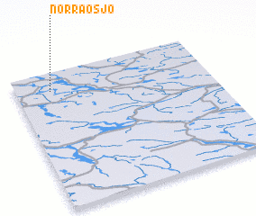 3d view of Norra Ösjö