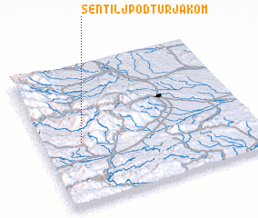 3d view of Šentilj pod Turjakom