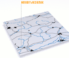 3d view of Hrubý Jeseník