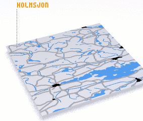 3d view of Holmsjön