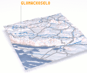 3d view of Glumačko Selo