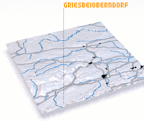 3d view of Gries bei Oberndorf