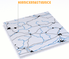 3d view of Horní Černá Studnice