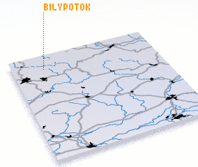 3d view of Bílý Potok
