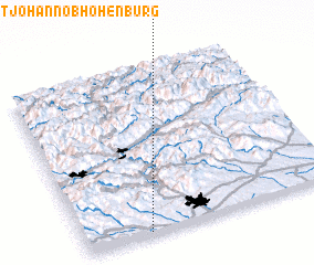 3d view of Neudorf bei Sankt Johann ob Hohenburg