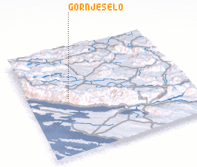 3d view of Gornje Selo