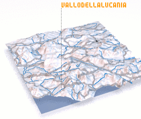 3d view of Vallo della Lucania