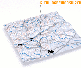 3d view of Pichling bei Mooskirchen