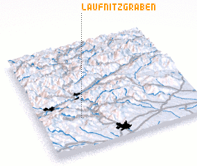 3d view of Laufnitzgraben