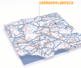 3d view of San Mauro la Bruca