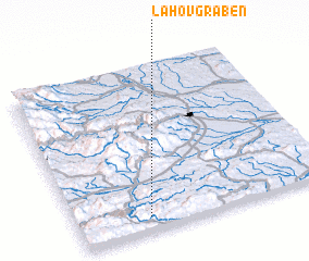 3d view of Lahov Graben