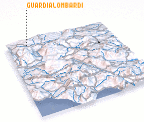 3d view of Guardia Lombardi