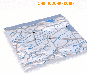 3d view of San Nicola Baronia