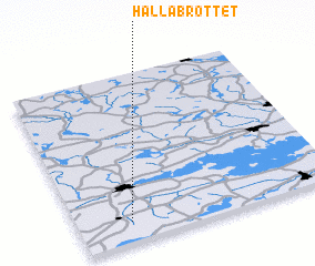 3d view of Hällabrottet