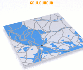 3d view of Gouloumoun