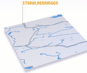 3d view of Storalmenningen