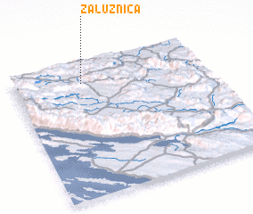 3d view of Zalužnica