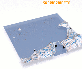 3d view of San Pier Niceto