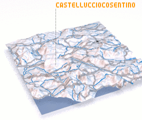 3d view of Castelluccio Cosentino