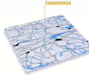 3d view of Trehörninge