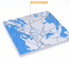 3d view of Bougoumèn