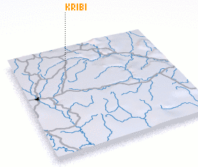 3d view of Kribi