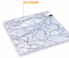 3d view of Veliki Ban