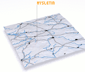 3d view of Mysletín