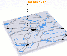 3d view of Tälnbäcken