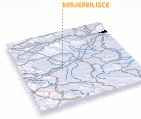 3d view of Donje Prilišće