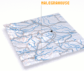 3d view of Male Grahovše