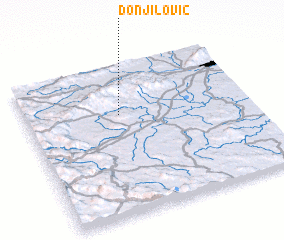 3d view of Donji Lović