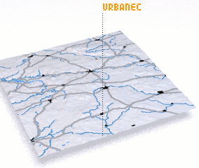 3d view of Urbaneč