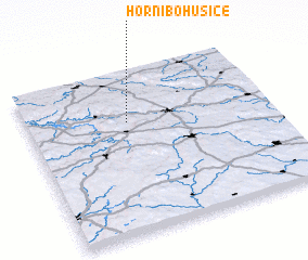 3d view of Horní Bohušice