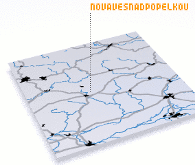 3d view of Nová Ves nad Popelkou