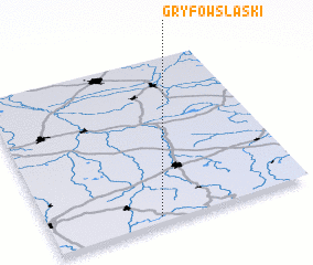 3d view of Gryfów Śląski