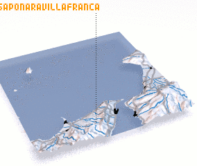 3d view of Saponara Villafranca