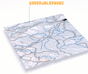 3d view of Gorenja Lepa Vas