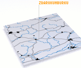 3d view of Žďár u Kumburku