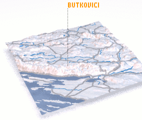 3d view of Butkovići